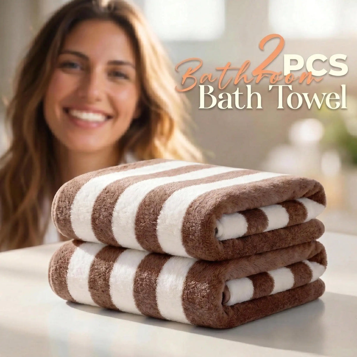 Soft Fluffy Bath Towel Quick Drying Beach Towel Household Bath Towel For Gym Hotel Bathroom