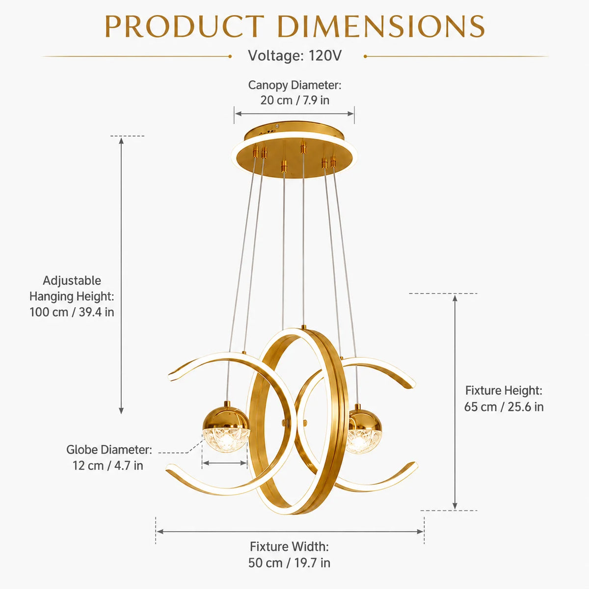 Modern three-color LED pendant lights paired with acrylic creative ring-shaped pendant lights, luxurious ceiling lights, suitable for living rooms, dining rooms, and bedrooms.