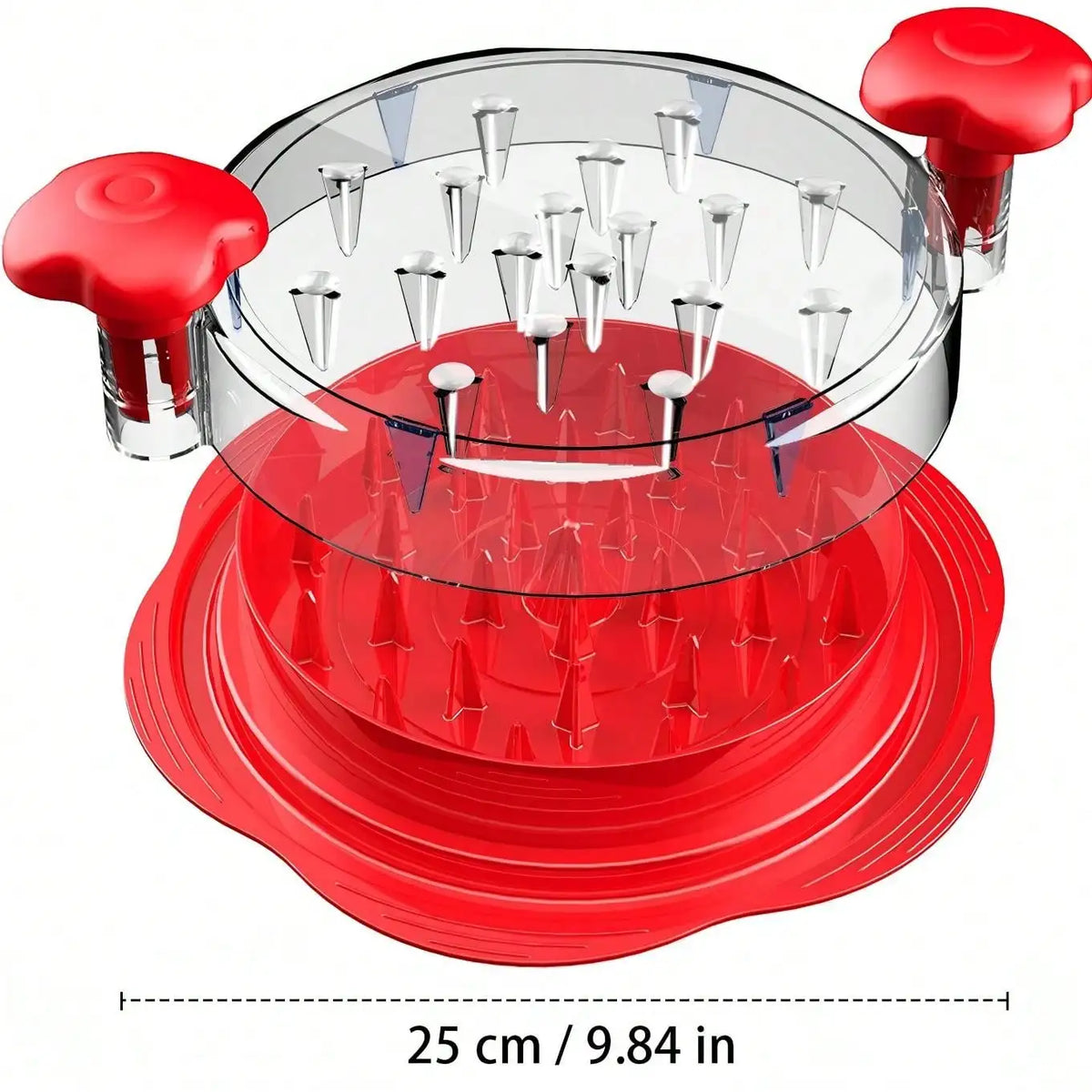 Stainless Steel Hand Cranked Chicken Shreder, Household Manual Chicken Breast Meat Shredding Tool, Pork, Beef Salad Ingredient Shredding Tool