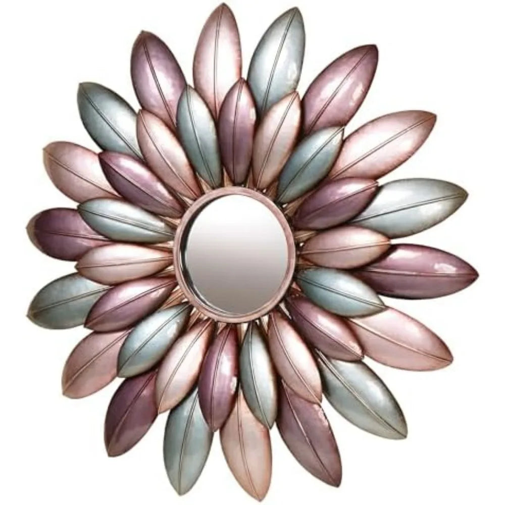 Pastel Toned Mirrored Wall Art with Elegant Style