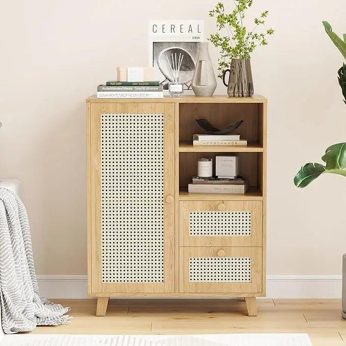 FARINI Modern Sideboard Cabinet With Wine Racks And Storage