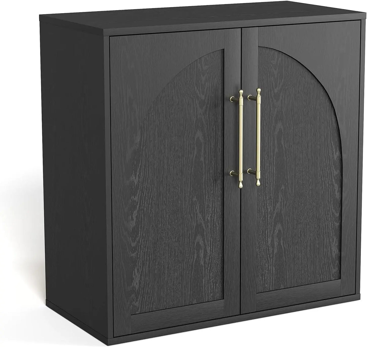 Garvee Arched Minimalist Dining Storage Cabinet With Adjustable Shelves