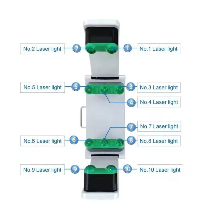 2026 Newest 10D Emerald Laser Painless 532nm green and red light Fat Weight Loss Body Shaping Slimming