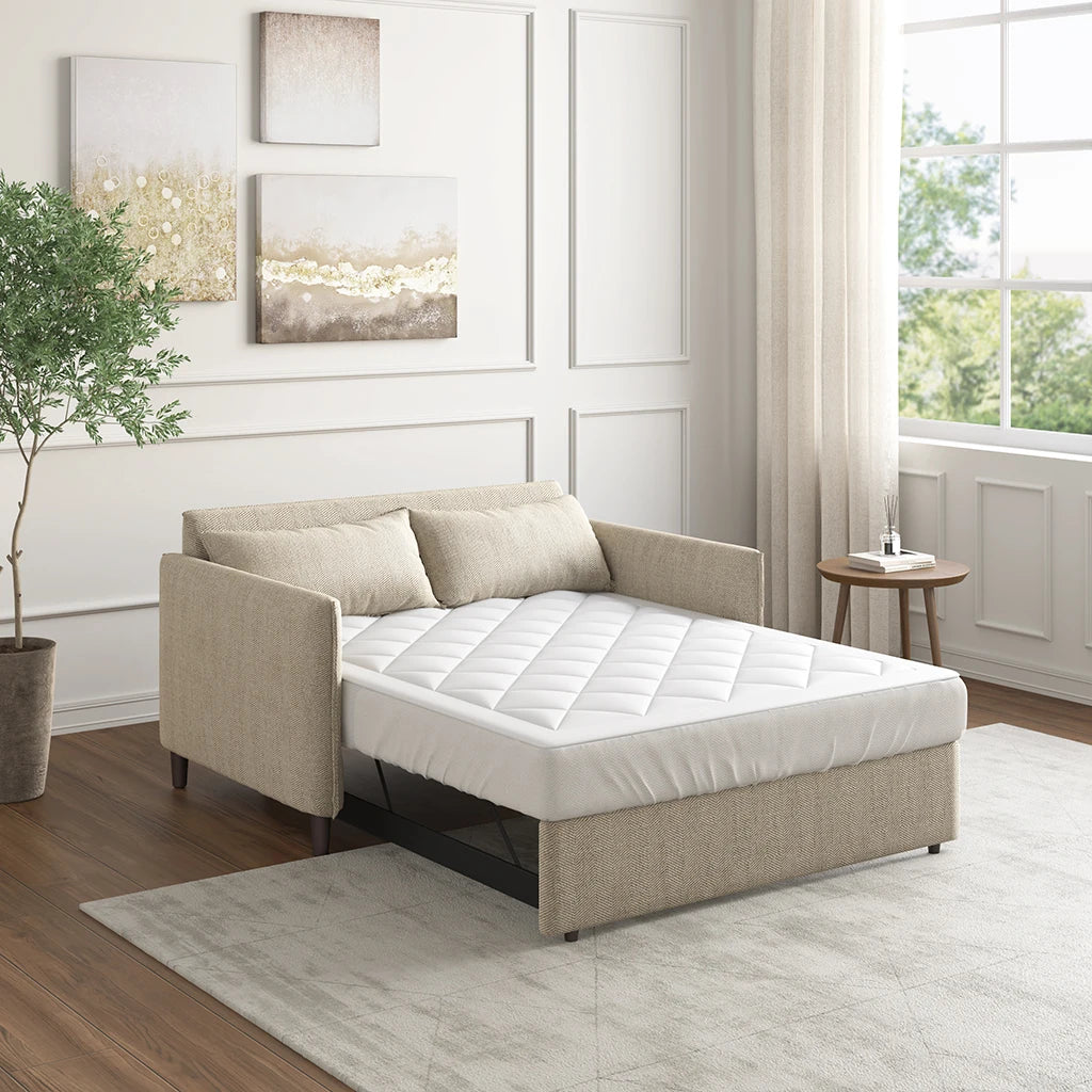 Waterproof Sofa Bed Mattress Pad (White + Microfiber)