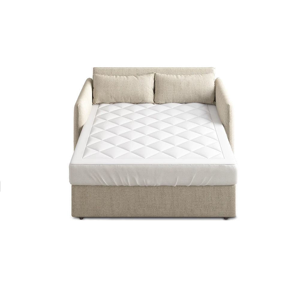 Waterproof Sofa Bed Mattress Pad (White + Microfiber)