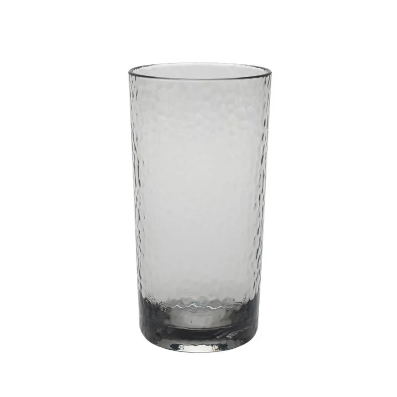 (2 pack) Better Homes & Gardens 16-Ounce Tall Hammered Tumbler, Smoke
