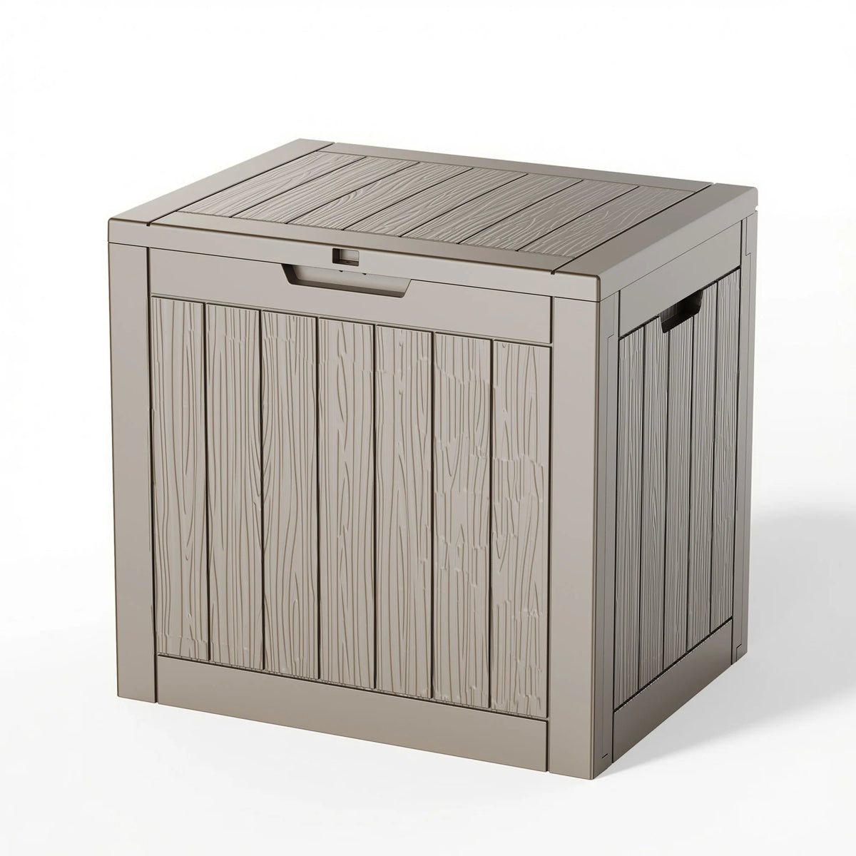 260 Gallon Weather Resistant Resin Deck Storage Box Lockable Waterproof Outdoor Patio Garden Pool Storage Chest for Cushions Tools Supplies