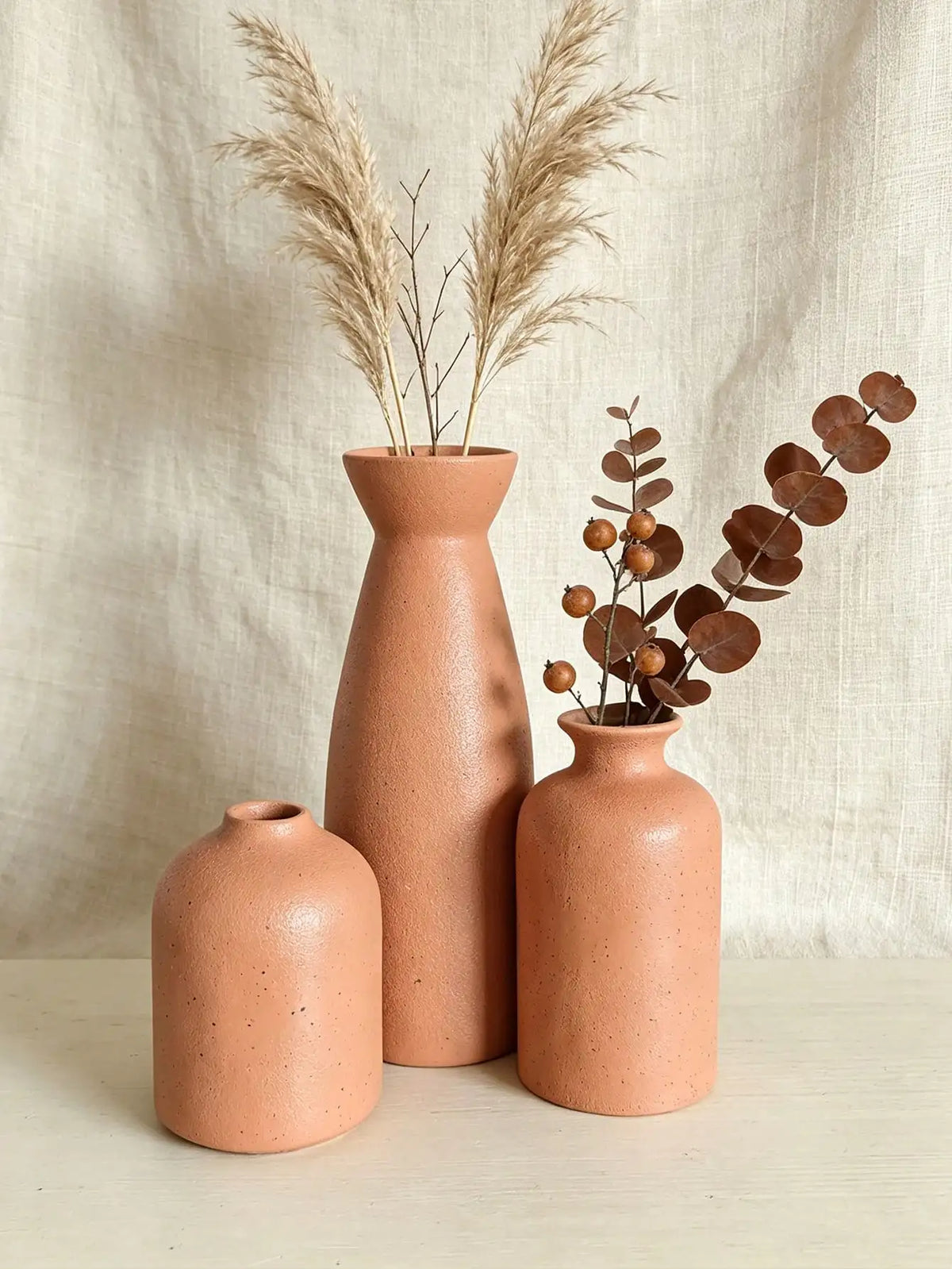 1pc/Set Of 3pcs Minimalist Small Flower Vases, Simple Nordic INS Style Home Decor Floral Vase For Living Room, Bedroom, Tabletop，sh2410172361476738