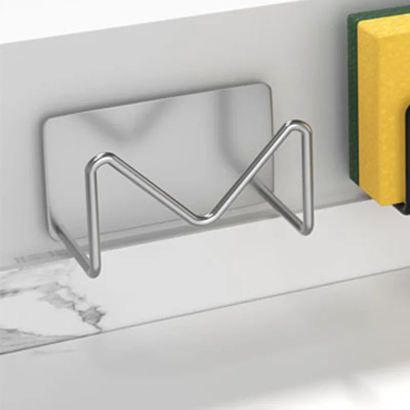 Adhesive Sponge Caddy – Under Cabinet Storage for Kitchen Sink Organization