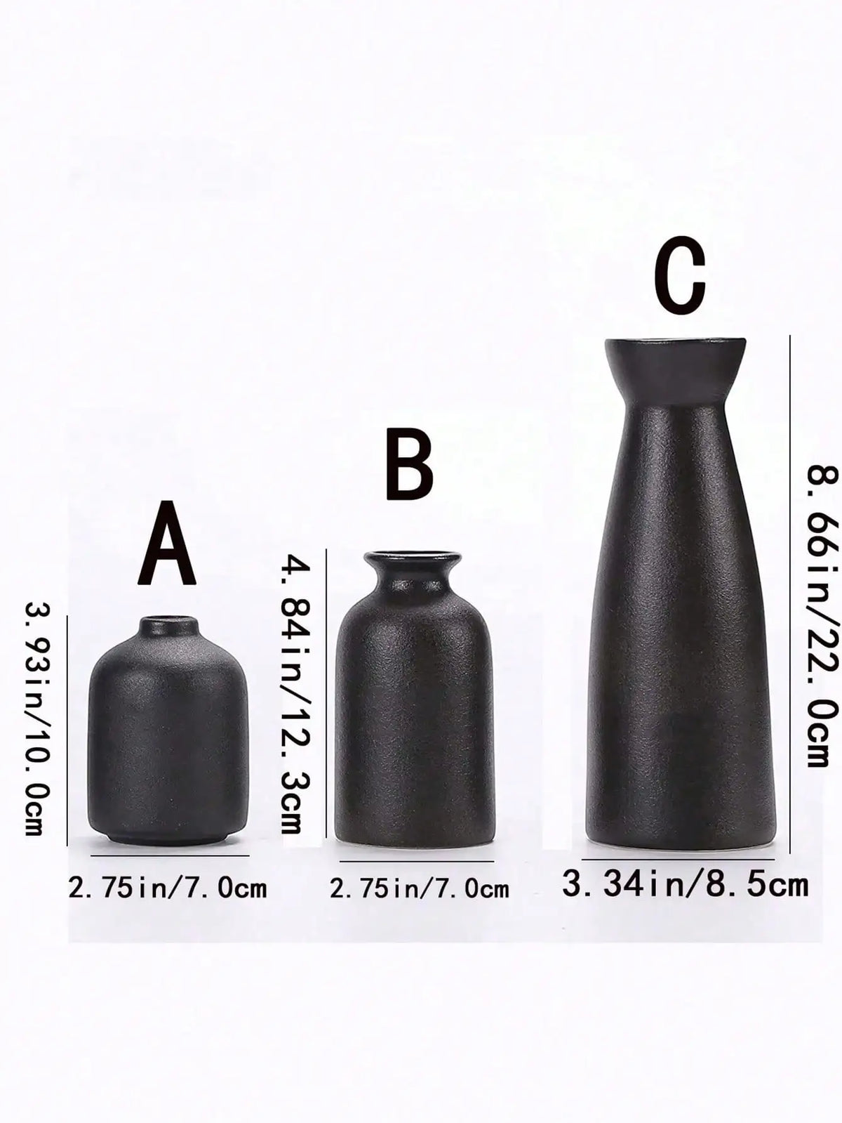 1pc/Set Of 3pcs Minimalist Small Flower Vases, Simple Nordic INS Style Home Decor Floral Vase For Living Room, Bedroom, Tabletop，sh2410172361476738