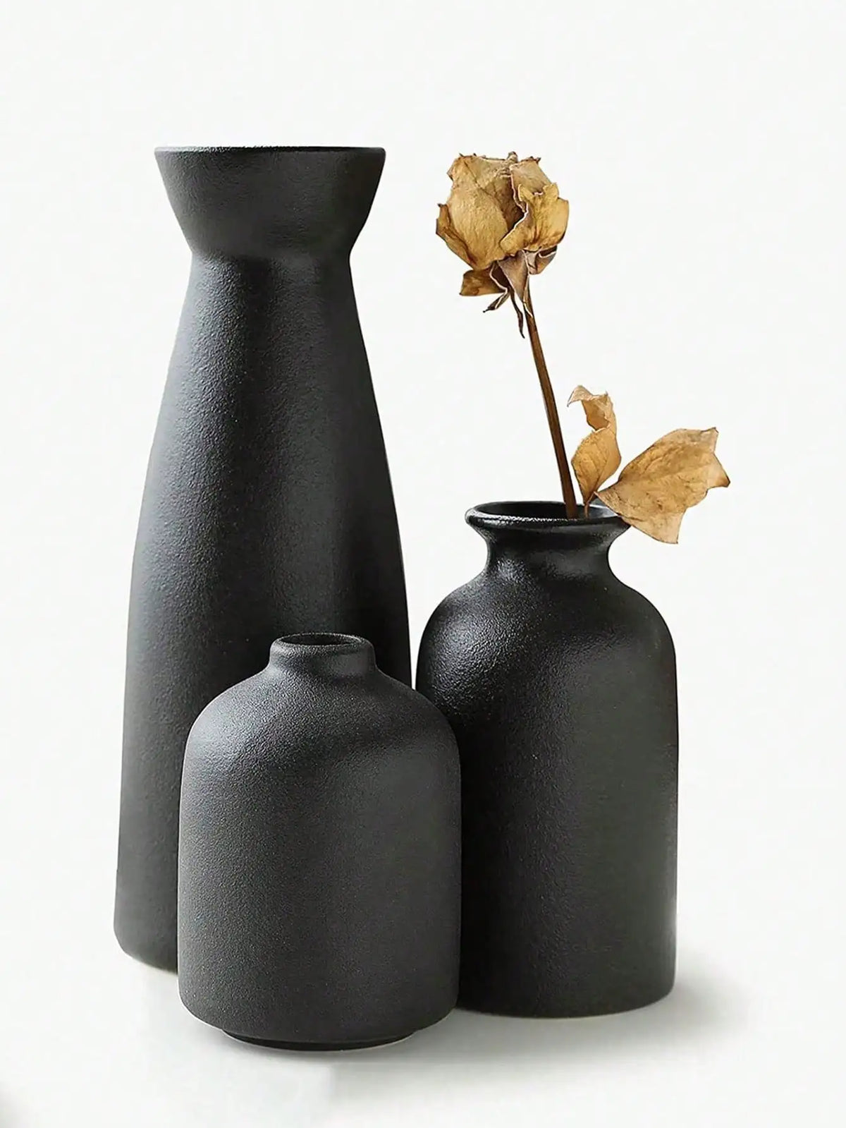 1pc/Set Of 3pcs Minimalist Small Flower Vases, Simple Nordic INS Style Home Decor Floral Vase For Living Room, Bedroom, Tabletop，sh2410172361476738