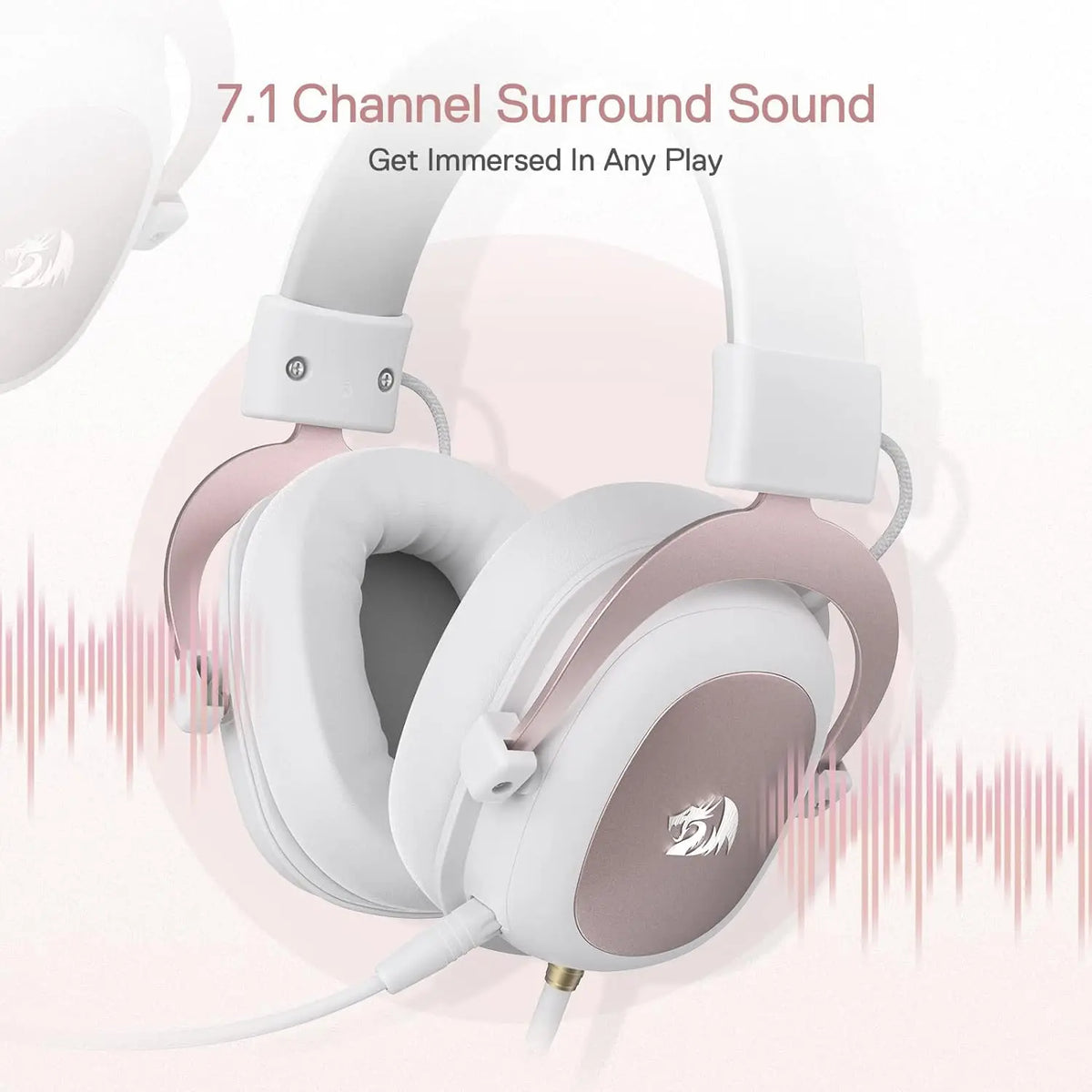 Redragon Zeus Wired Gaming Headset 7.1 Surround Sound 53mm Drivers