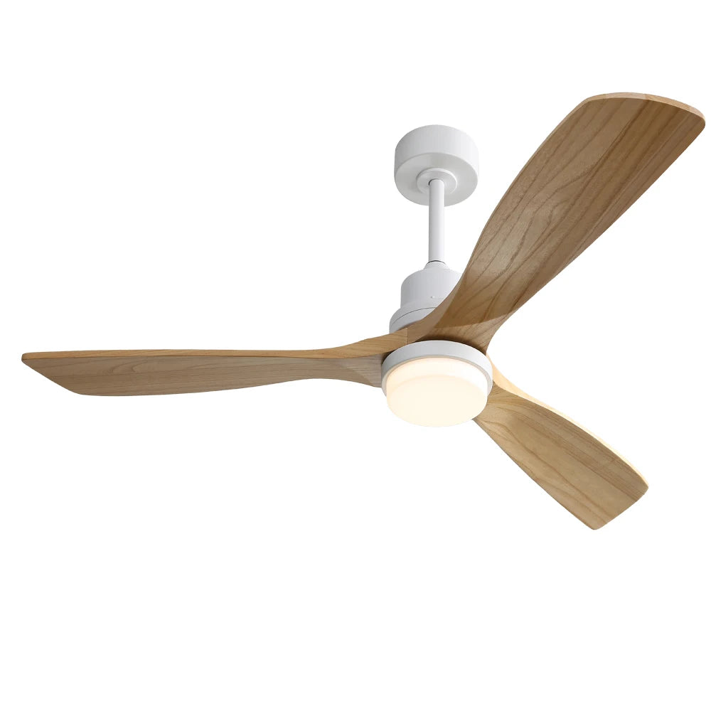 Sofucor 52-Inch 3 Blade Ceiling Fan With LED DC 6-Speed High Wind Speed With Remote Control for rooms