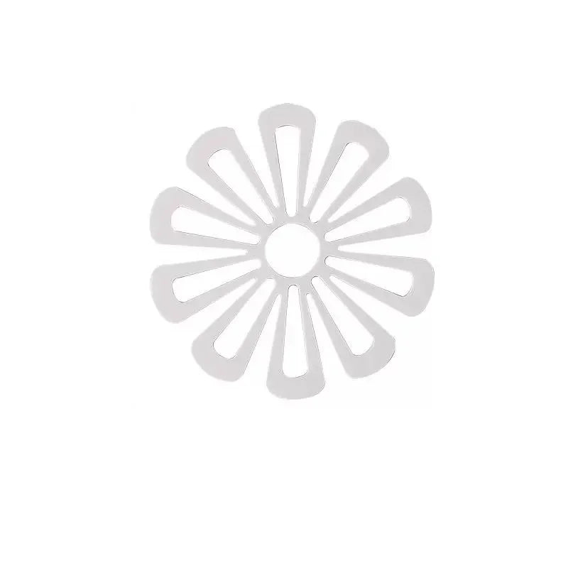 1pc/2pcs Creative Snowflake-Shaped Placemat Kitchen Sink Drain Mat Silicone Non-Slip Heat Insulation Mat for Home Use