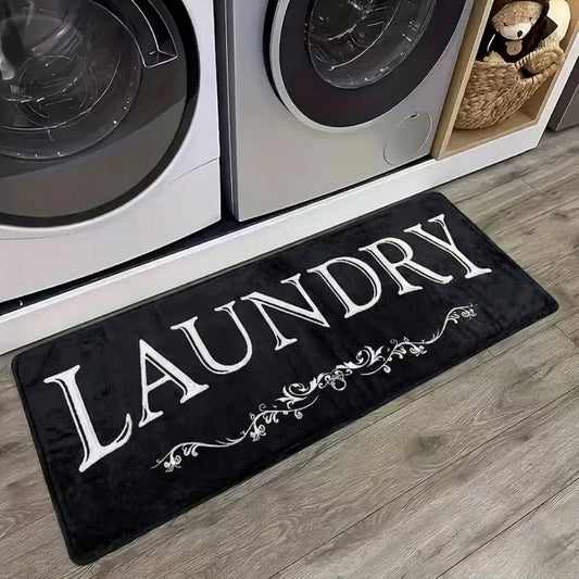 Long Kitchen Runner Floor Carpet Plush Flannel Rug Soft Decorative Non Slip Mat for Entryway