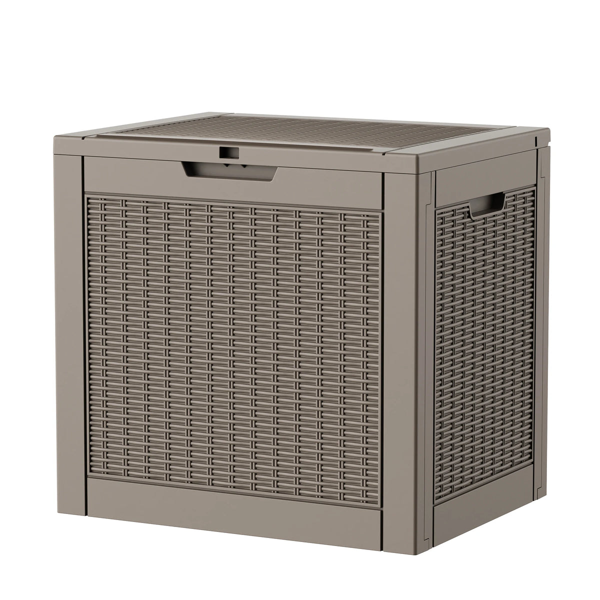 260 Gallon Weather Resistant Resin Deck Storage Box Lockable Waterproof Outdoor Patio Garden Pool Storage Chest for Cushions Tools Supplies