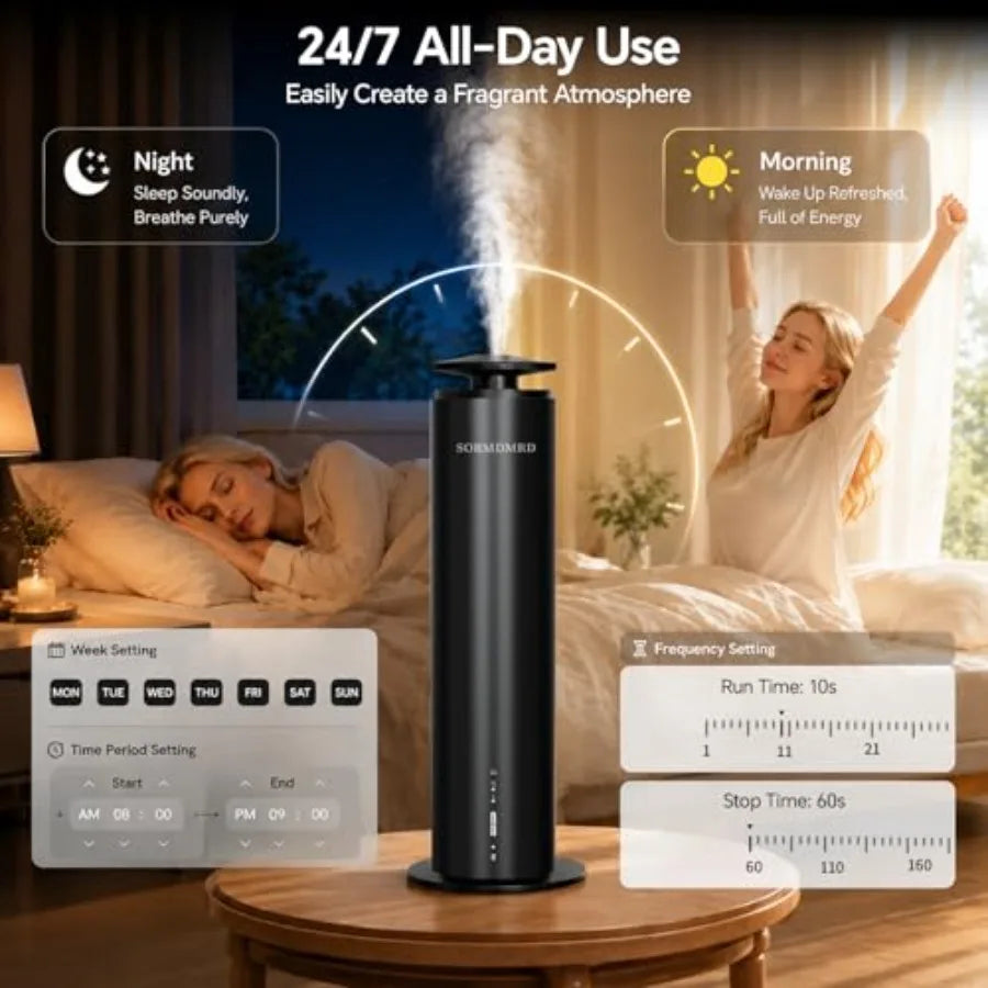 Waterless Scent Diffuser Starter Kit With Aluminum And Essential Oils