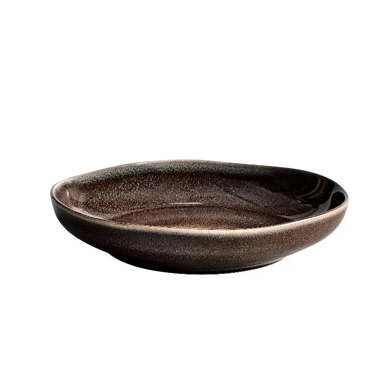 Brooks Stoneware Dinner Bowl, Gray