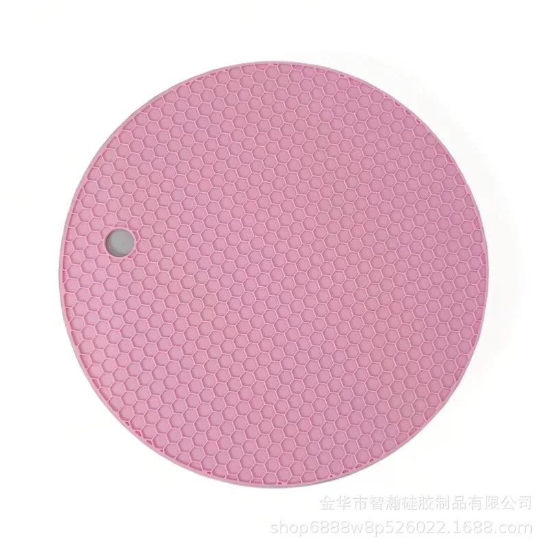 Honeycomb Silicone Trivet Mat Heat Resistant Anti‑Scald Table Protector Non‑Slip Pot Dish Cup Coaster Kitchen Gadget