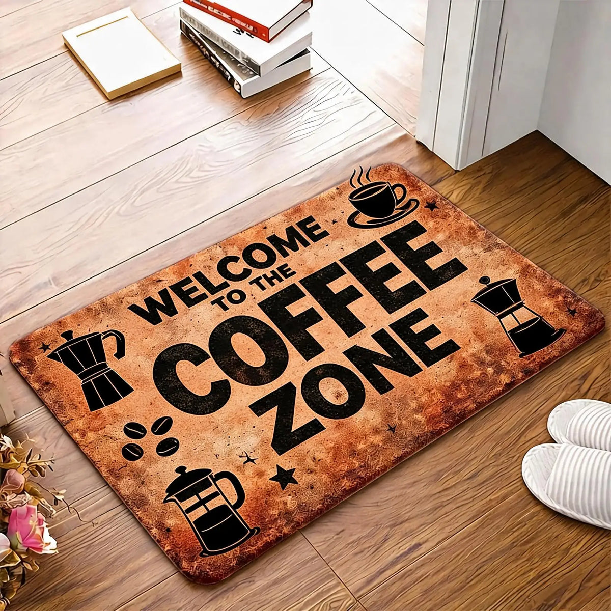 1pc, 2pcs, 3pcs Music Room Decorative Rug, Flannel Floor Mat with Non-slip Rubber Base, Durable, and Washable. Suitable for Foyer, Entry Door, Kitchen, Bedroom, Living Room, Office, Bathroom, Balcony, Hallway and Porch, Ideal