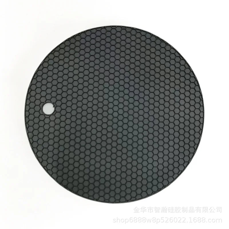 Honeycomb Silicone Trivet Mat Heat Resistant Anti‑Scald Table Protector Non‑Slip Pot Dish Cup Coaster Kitchen Gadget
