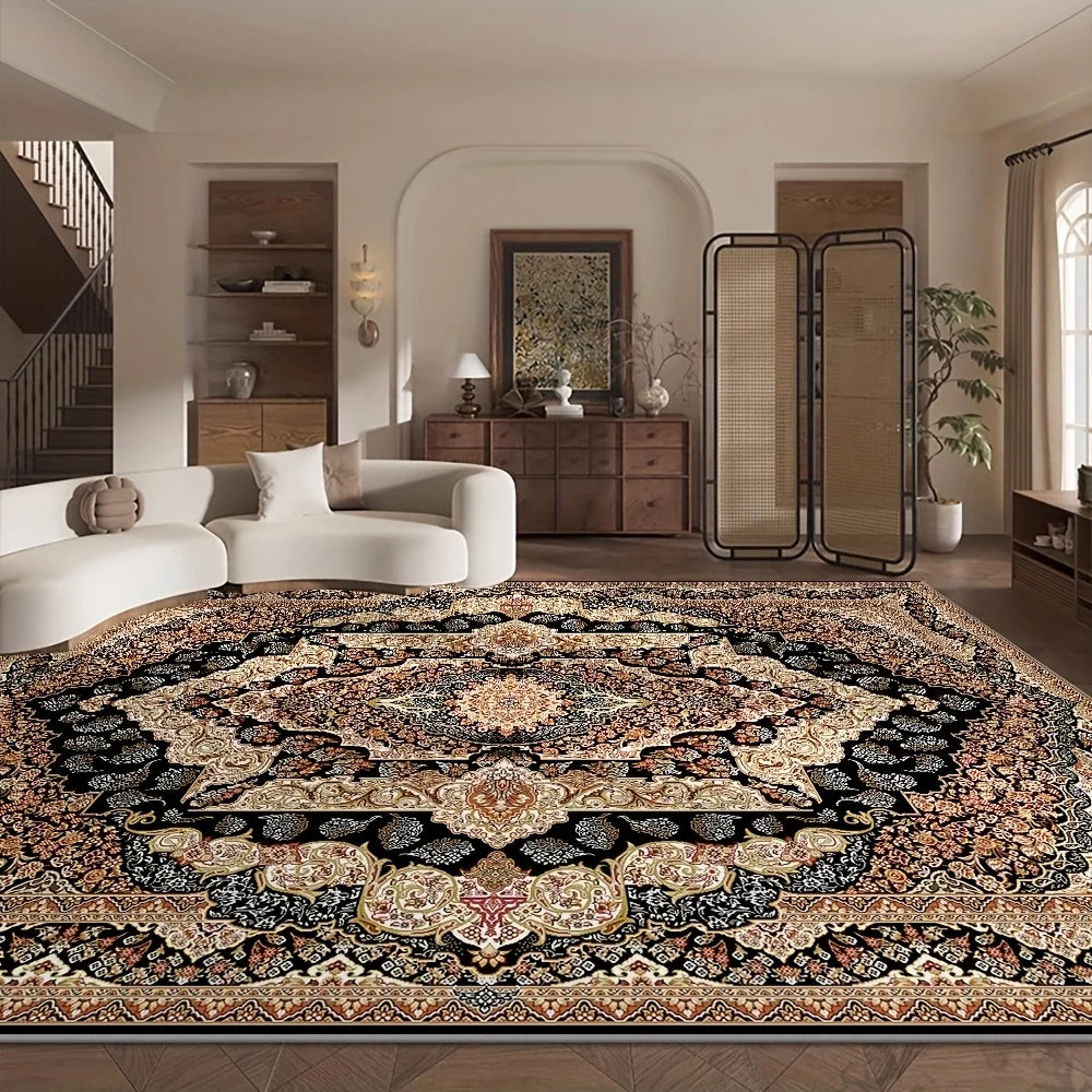 Soft and Luxurious Bedroom Rug Available in Multiple Sizes, Simple and Elegant Entryway Rug. Velvet Rug - Durable,, and Machine-washable, Suitable for Living Room, Bedroom, and Foyer