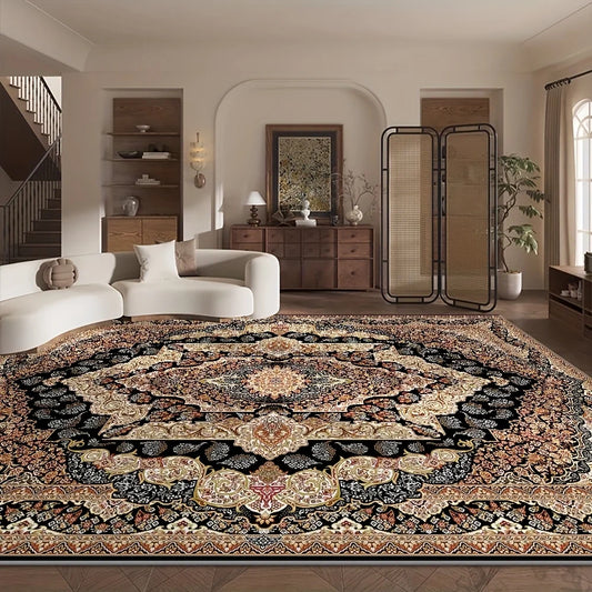 Soft and Luxurious Bedroom Rug Available in Multiple Sizes, Simple and Elegant Entryway Rug. Velvet Rug - Durable,, and Machine-washable, Suitable for Living Room, Bedroom, and Foyer