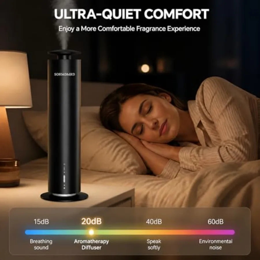 Waterless Scent Diffuser Starter Kit With Aluminum And Essential Oils
