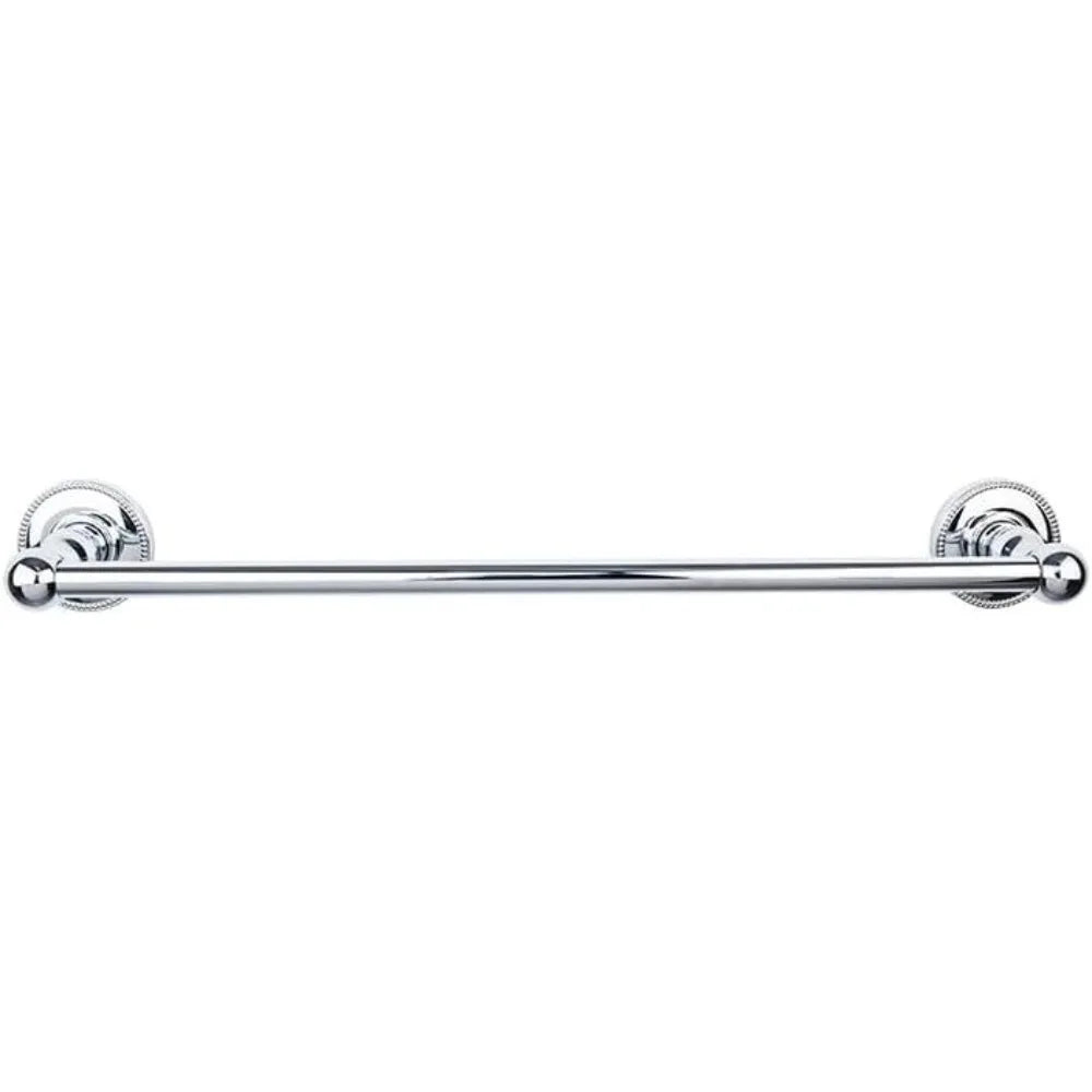 Top Knobs ED10ORBF Edwardian Bath 30 Inch Single Towel Bar Rope Backplate, Oil Rubbed Bronze