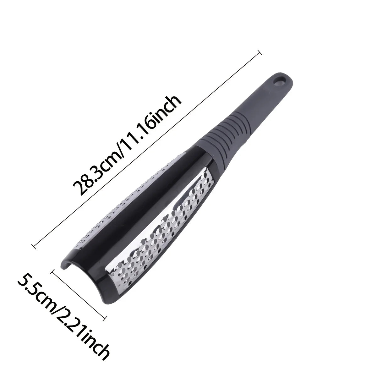 2026 NEW Stainless Steel Double-sided Grater Multifunctional Cheese Grater Potato Loofah Grater Kitchen Gadget Non-slip Handle