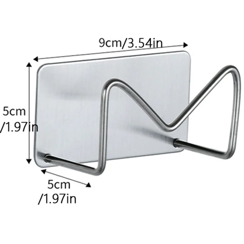 Adhesive Sponge Caddy – Under Cabinet Storage for Kitchen Sink Organization