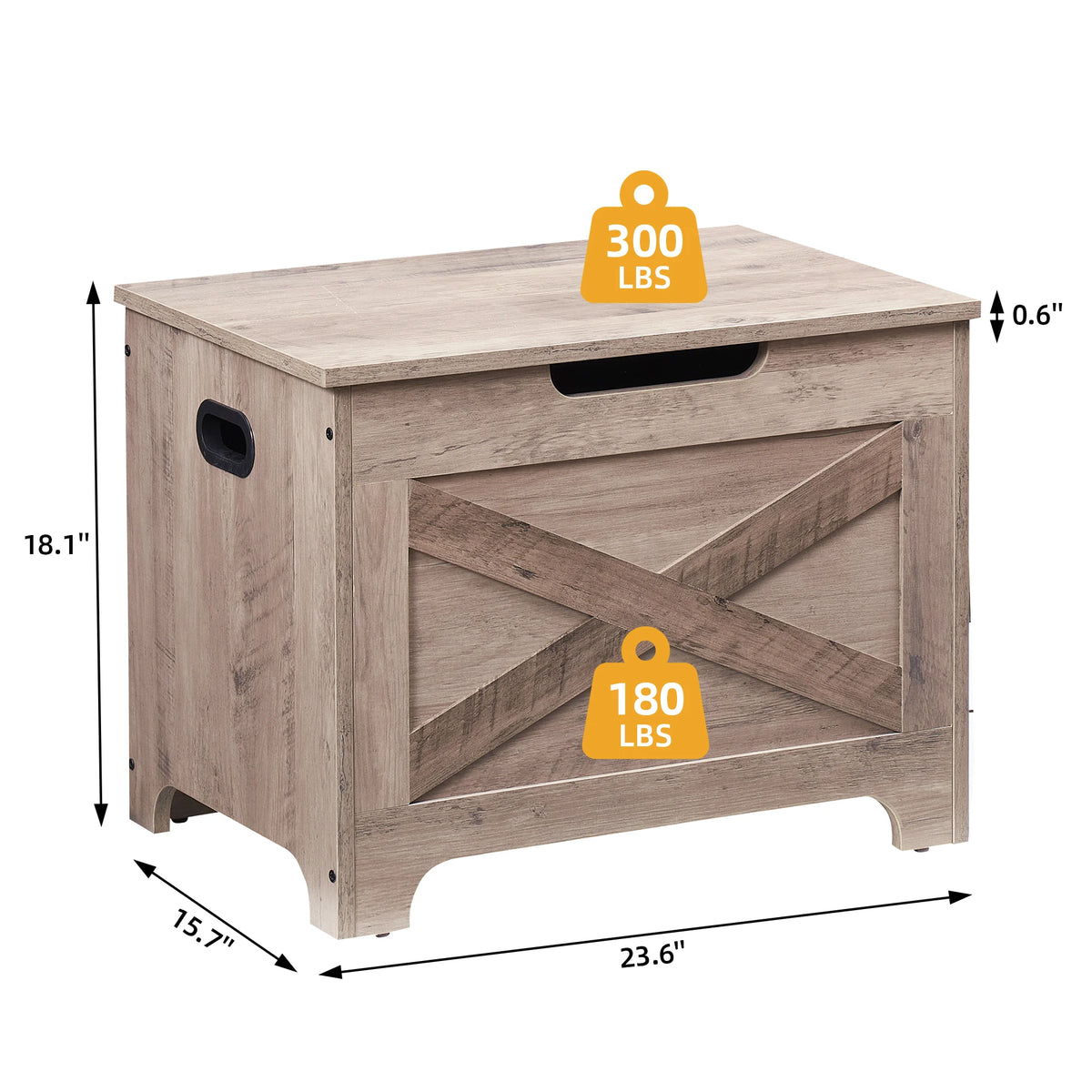 Storage Bench Storage Chest with 2 Safety Hinges Liftable top Shoe Bench Retro Wooden for Entryway Bedroom Living Room