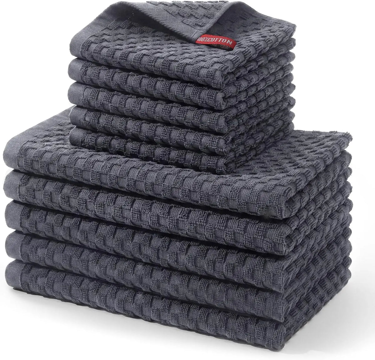 10 Pack Highly Absorbent Waffle Absorbent Microfiber Cleaning Cloth for Kitchen Bar Dishes Towels Barista Micofiber Cloths for Bathroom