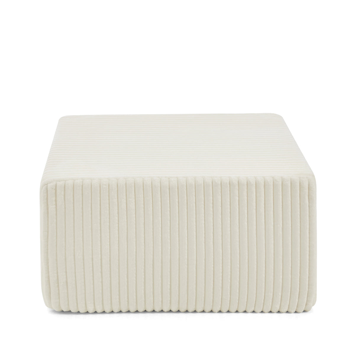 Modern Modular Ottoman Cube Corduroy Footstool Upholstered Seating