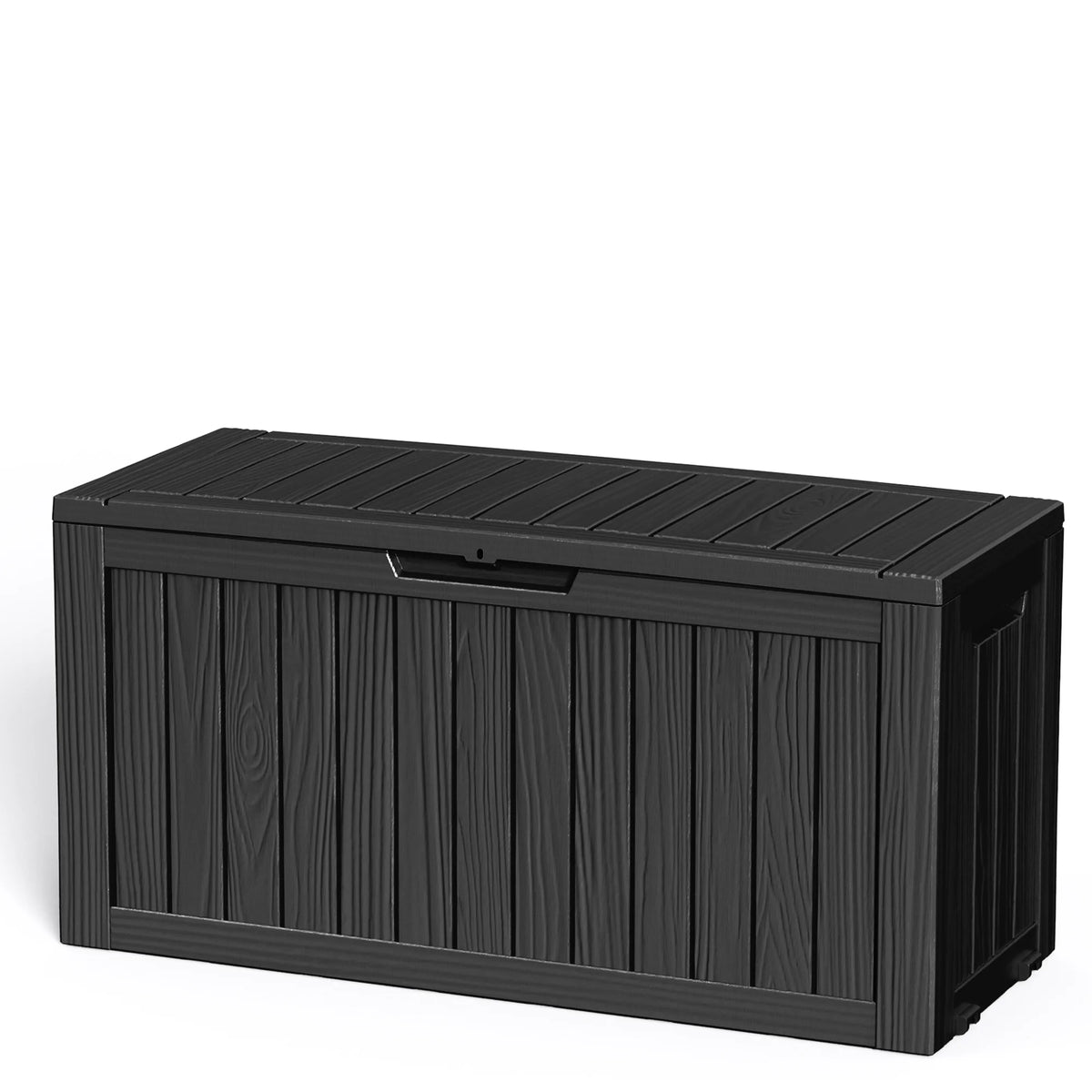 260 Gallon Weather Resistant Resin Deck Storage Box Lockable Waterproof Outdoor Patio Garden Pool Storage Chest for Cushions Tools Supplies