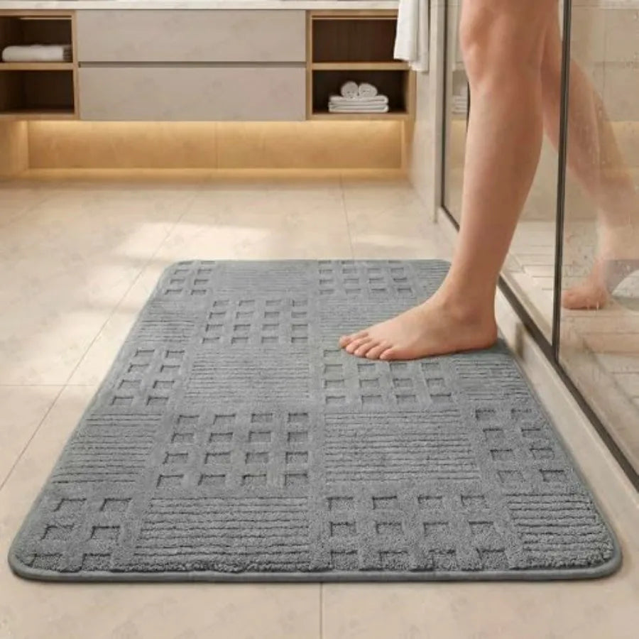 Non-Slip Bath Mat, Ultra Absorbent Quick Dry Bathroom Rug