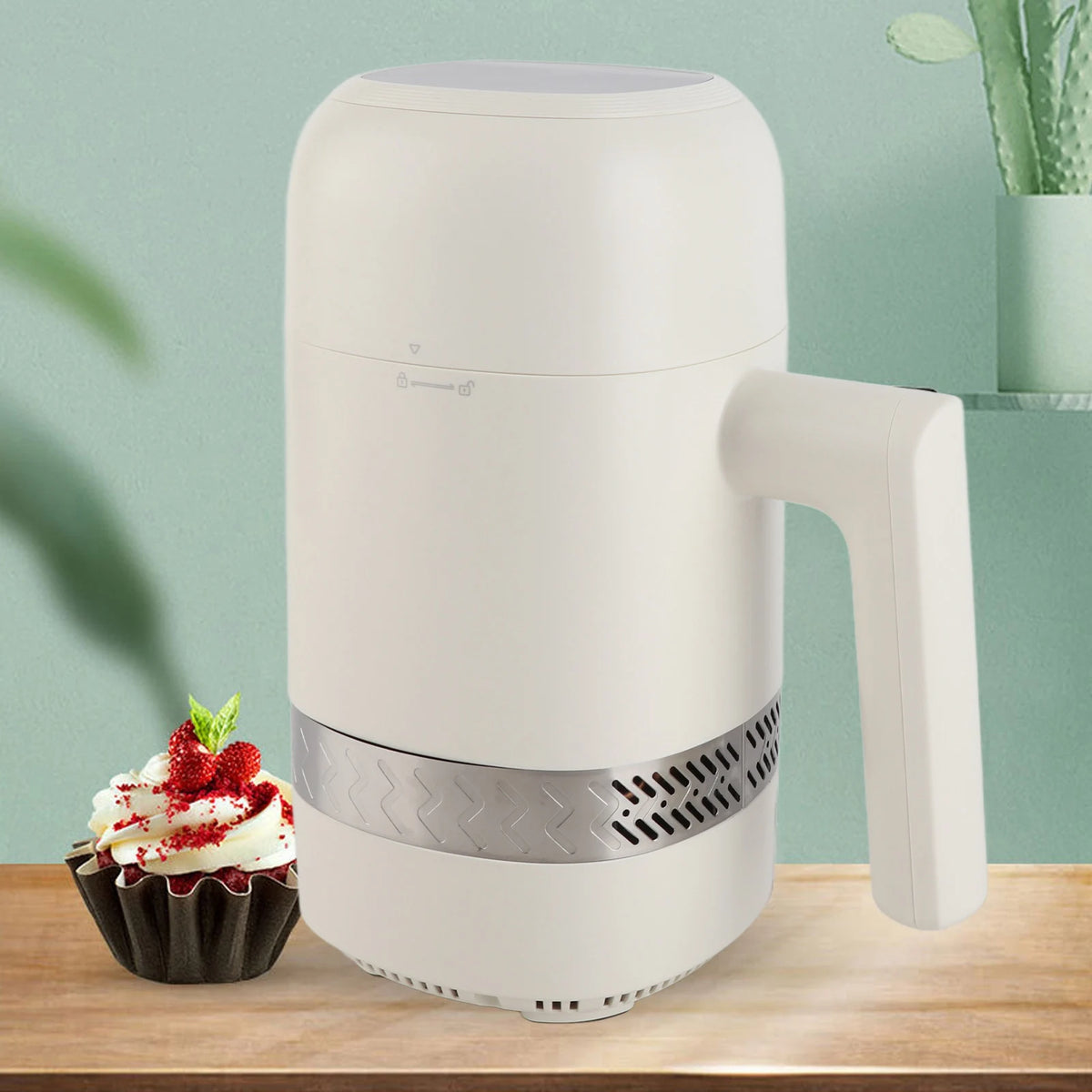 Automatic Ice Cream Maker 100-240V 300ML Ice Cream Machine ABS Aluminium Alloy Efficient Low Noise 12V Mini Yogurt Maker Machine