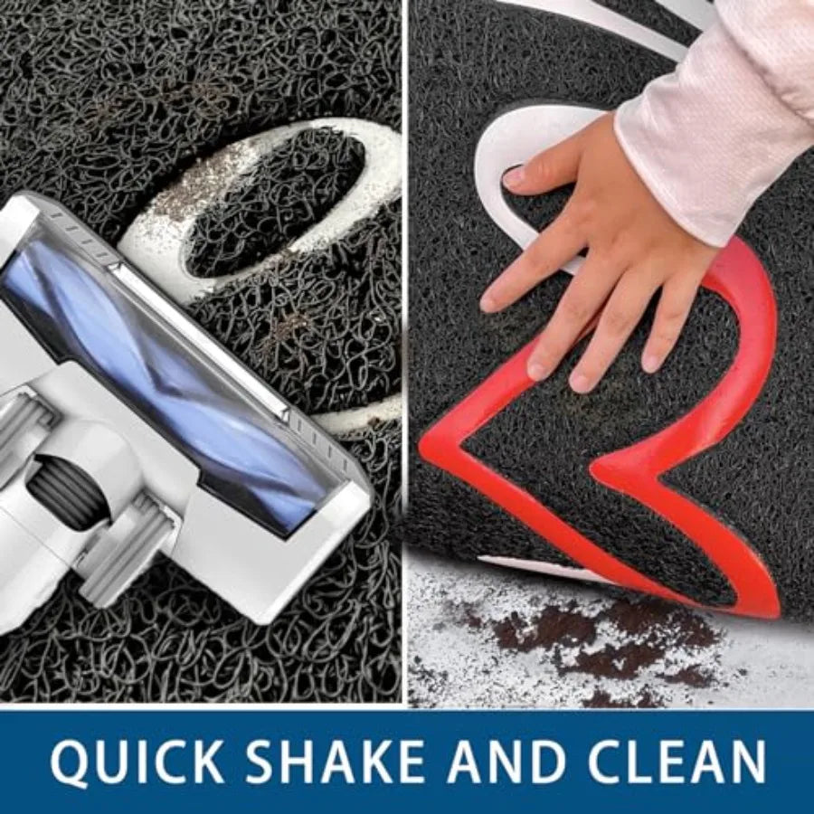 Door Mat Outside Inside Home Doormat, 30"x17.5", Durable Floor Mat Non Slip Mat Ultra Absorb Mud Easy Clean Front Doormat for G