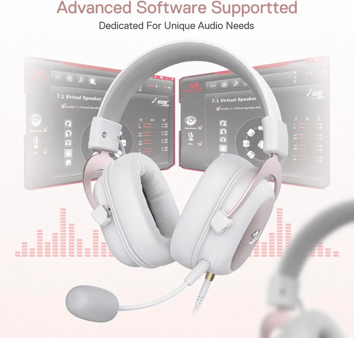 Redragon Zeus Wired Gaming Headset 7.1 Surround Sound 53mm Drivers