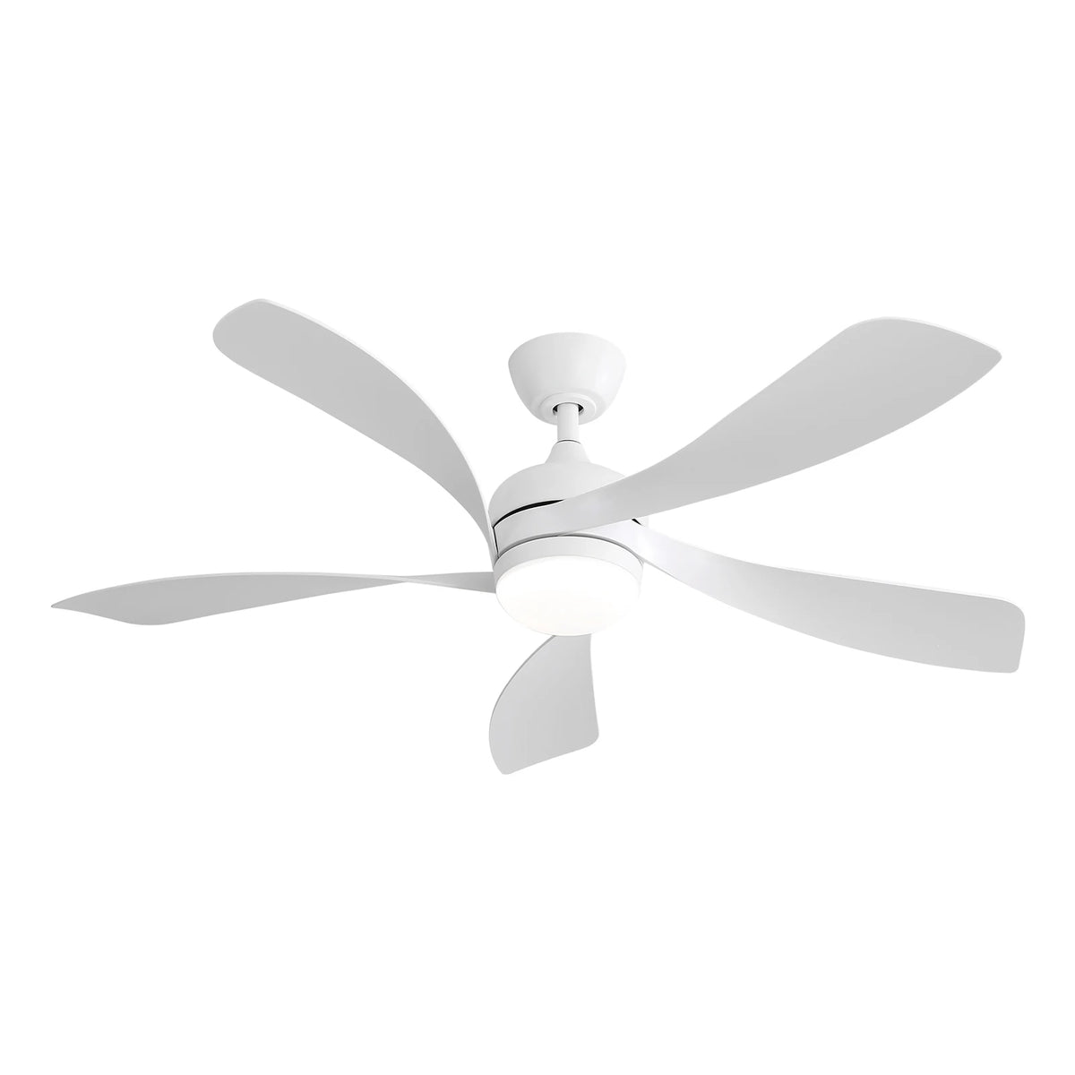 Sofucor 52-Inch 5 Blade Ceiling Fan With LED DC 6-Speed High Wind Speed With Remote Control for rooms