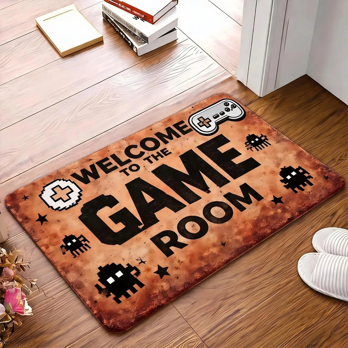 1pc, 2pcs, 3pcs Music Room Decorative Rug, Flannel Floor Mat with Non-slip Rubber Base, Durable, and Washable. Suitable for Foyer, Entry Door, Kitchen, Bedroom, Living Room, Office, Bathroom, Balcony, Hallway and Porch, Ideal