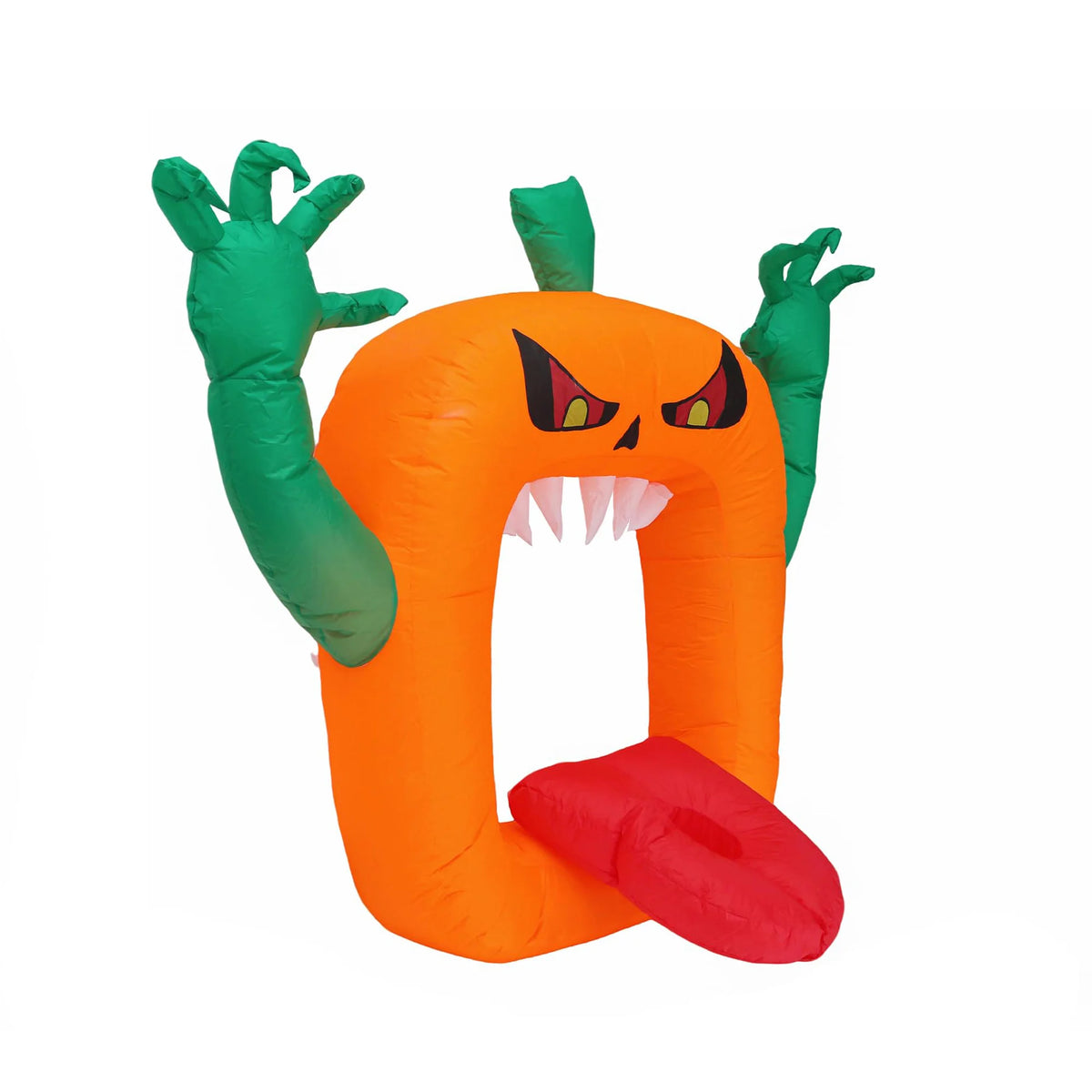 6FT Halloween Inflatable Pumpkin Trunk Or Treat Car Decoration With LED Lights, Blow Up Outdoor Toy For SUV Truck Yard Decor