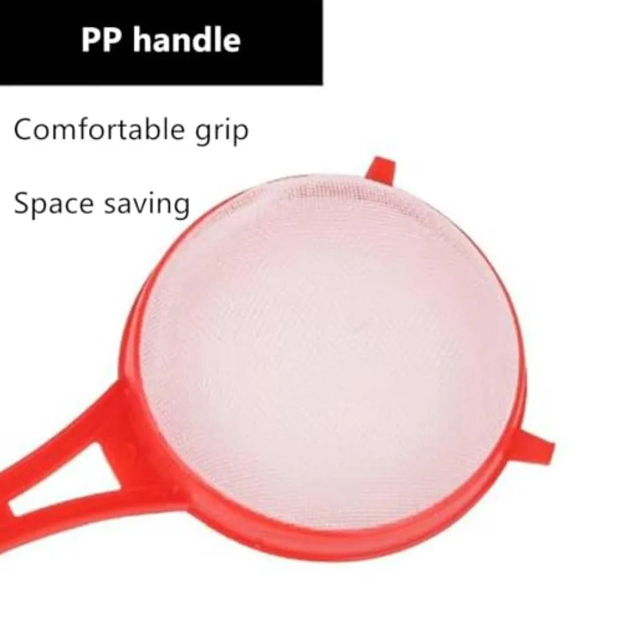 4 Pcs Flour Sifter for Baking, Flour Sieve Scoop Strainer, Manual Mesh Colander Baking Tool, Multifunctional Juice Filter with