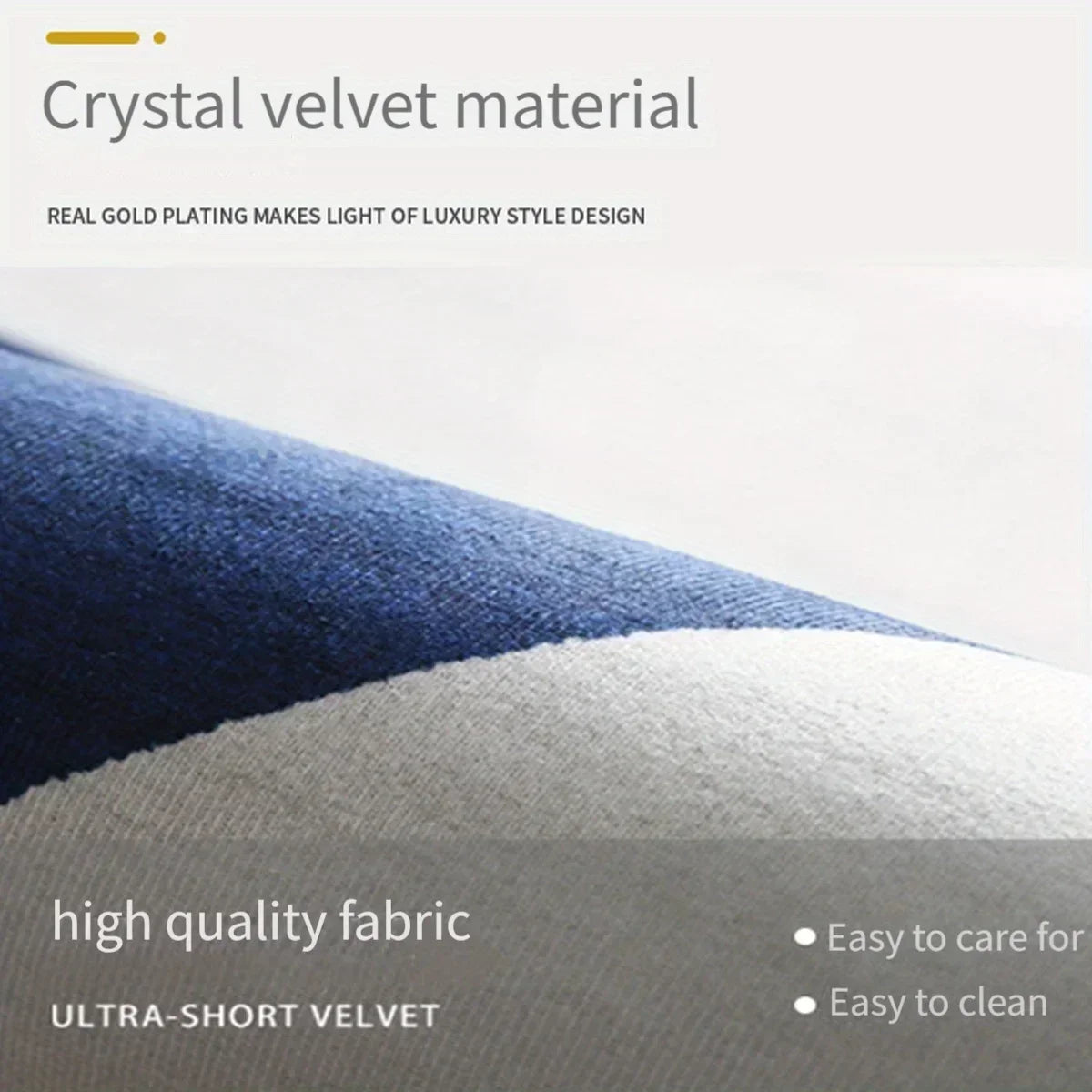 Large Square Crystal Velvet Rug for Living Room, Soft Floor Mat with Non-Slip Rubber Backing, Ideal for Hallway and Bedroom