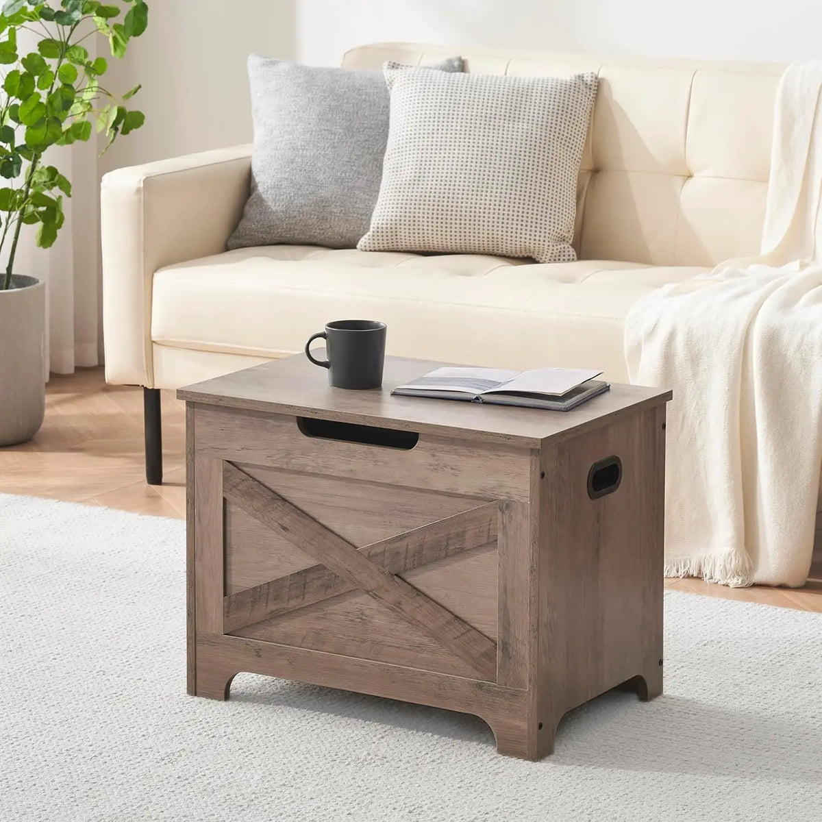 Storage Bench Storage Chest with 2 Safety Hinges Liftable top Shoe Bench Retro Wooden for Entryway Bedroom Living Room