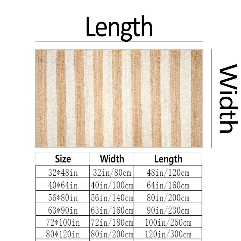 1 Piece of Striped Carpet, Soft and Comfortable, Easy to Maintain, Machine Washable, Indoor Floor Mat, Suitable for Placing under the Table, Suitable for Living Room, Bedroom, Dining Room, Entryway, Home Office, Laundry Room,