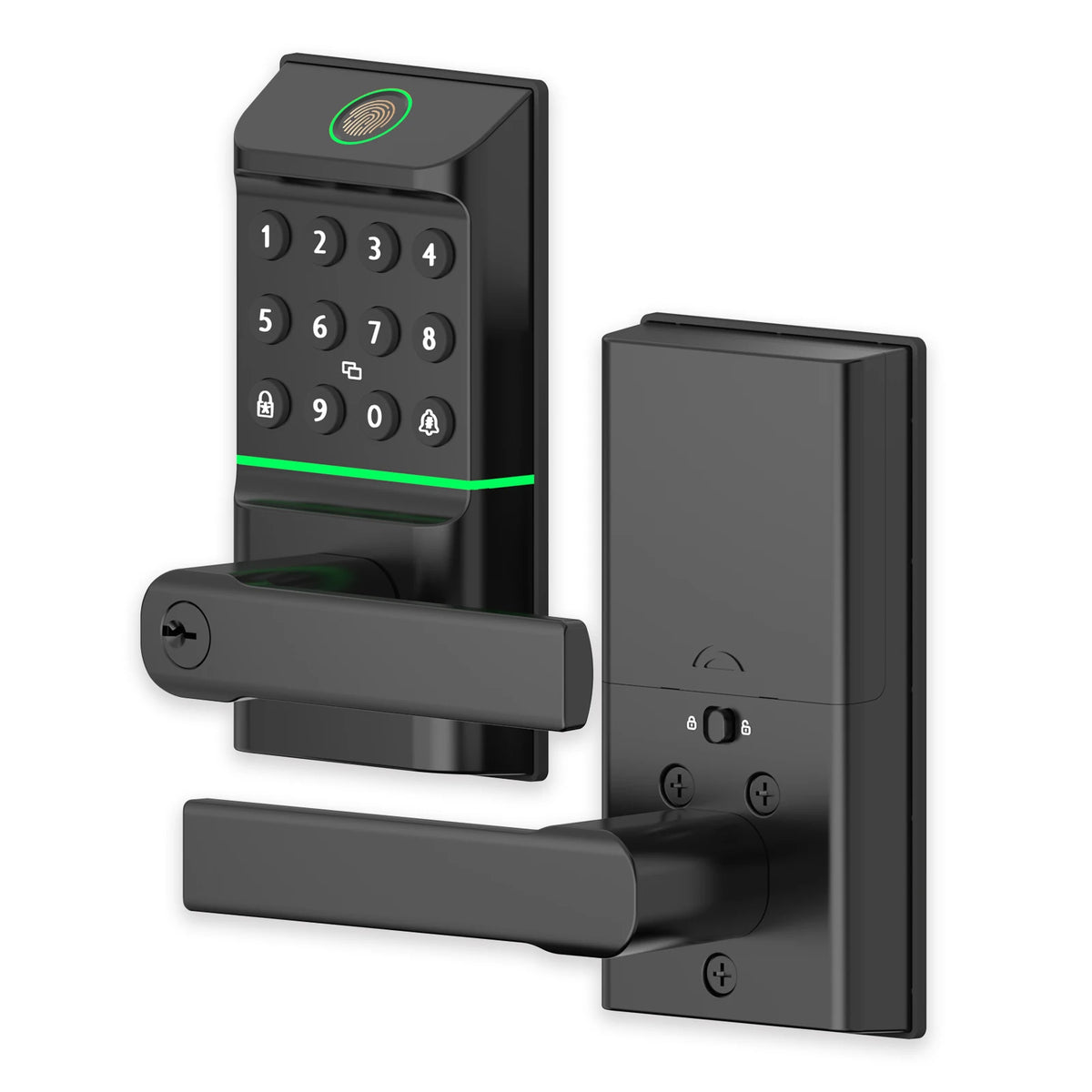 Viladepot Bluetooth Fingerprint Smart Door Lock With Keypad