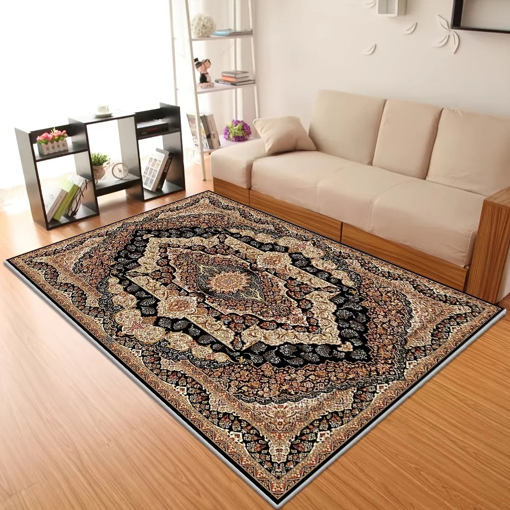 Soft and Luxurious Bedroom Rug Available in Multiple Sizes, Simple and Elegant Entryway Rug. Velvet Rug - Durable,, and Machine-washable, Suitable for Living Room, Bedroom, and Foyer