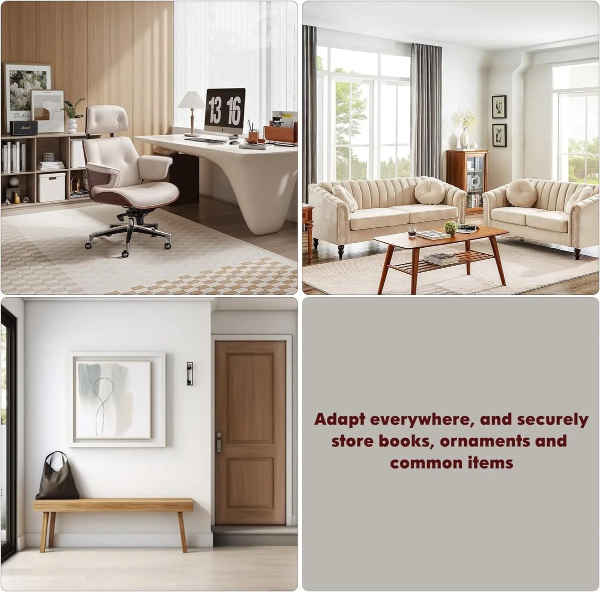 Garvee Multifunctional Wood Bookcase With Drawer Storage Cabinet