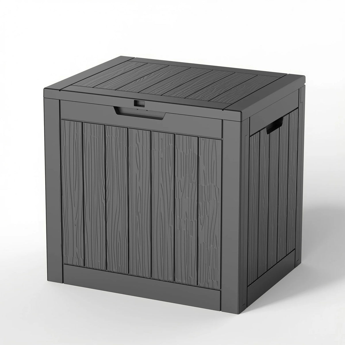 260 Gallon Weather Resistant Resin Deck Storage Box Lockable Waterproof Outdoor Patio Garden Pool Storage Chest for Cushions Tools Supplies
